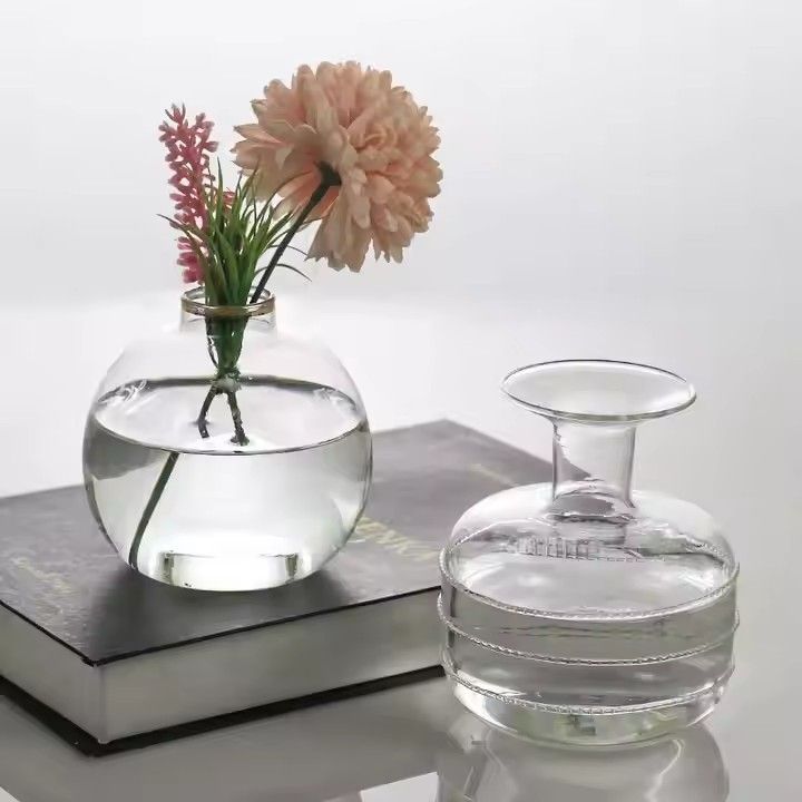 Hot Selling Hydroponic Tabletop Crystal Vase Art Deco Design for Home & Wedding Custom Logo ODM Supply