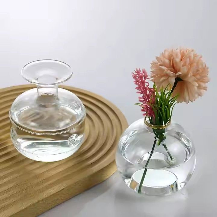 Hot Selling Hydroponic Tabletop Crystal Vase Art Deco Design for Home & Wedding Custom Logo ODM Supply