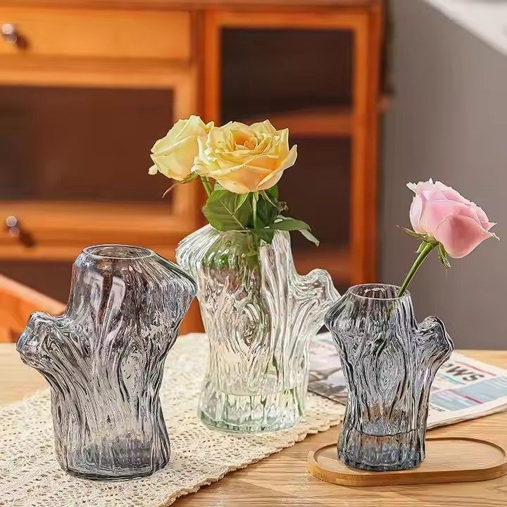 Home decoration vase living room flower arrangement luxury dining table Wedding glass ornaments Vase