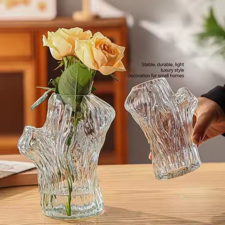 Home decoration vase living room flower arrangement luxury dining table Wedding glass ornaments Vase