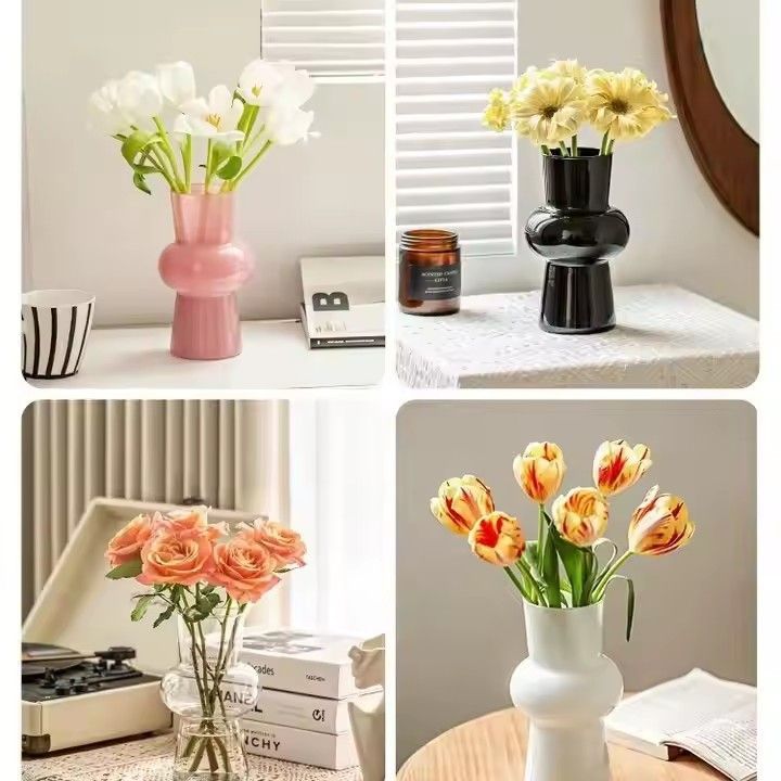 Wholesale custom hydroponic plant table vases home decor nordic arrangement flower glass vases