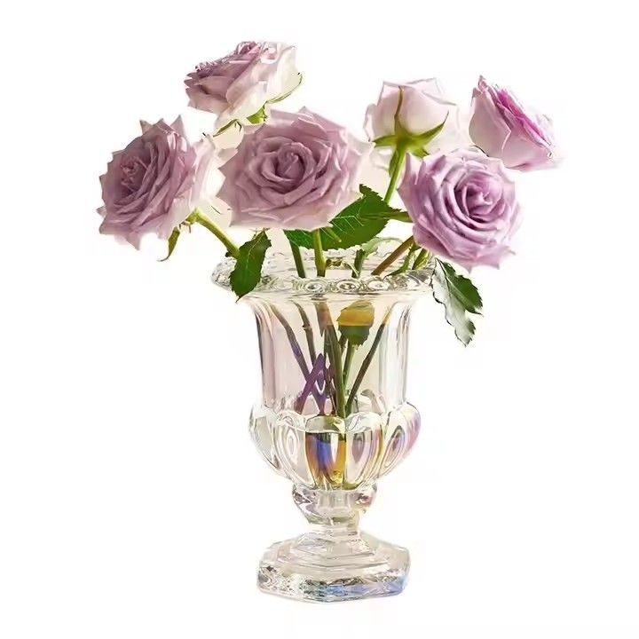 Hot sale lead free glass vase for wedding event table decoration centerpiece glass