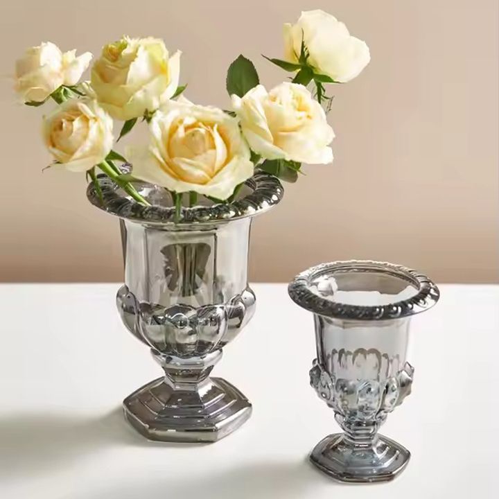 Hot sale lead free glass vase for wedding event table decoration centerpiece glass