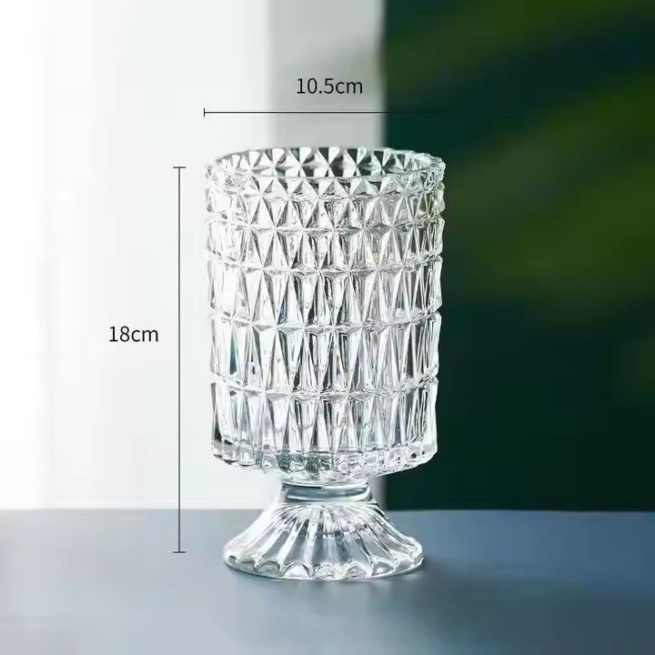 European Style Flower Shape Glass Vases For Wedding Centerpieces Manufacturers Wholesale Cheap Flowers Holders