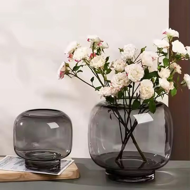 Fish Tank Transparent New Style Gradient Fish Tank Pet Shop Flower Home Decoration Decorations & Ornaments Glass Fish Bowl Round