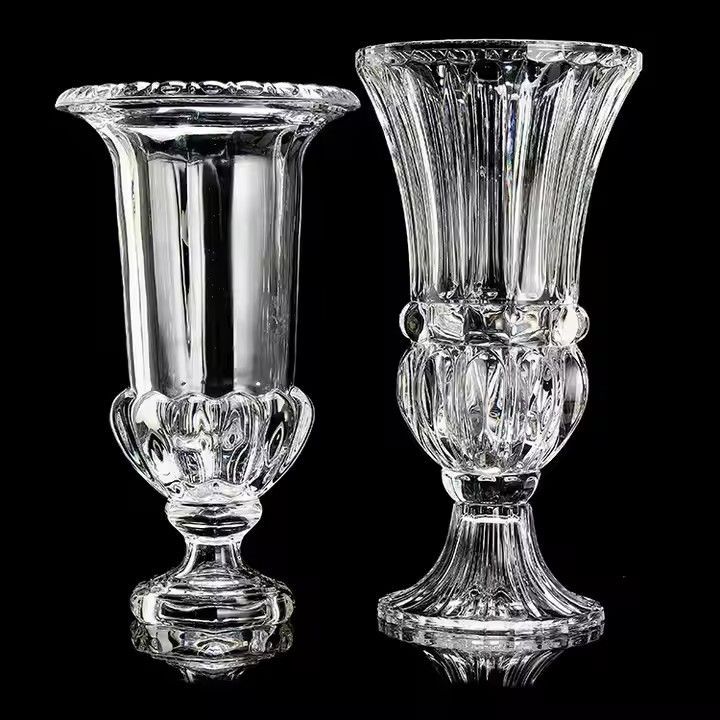 Wholesale European style creative glass vase modern vase for flowers creative flower vase home decor