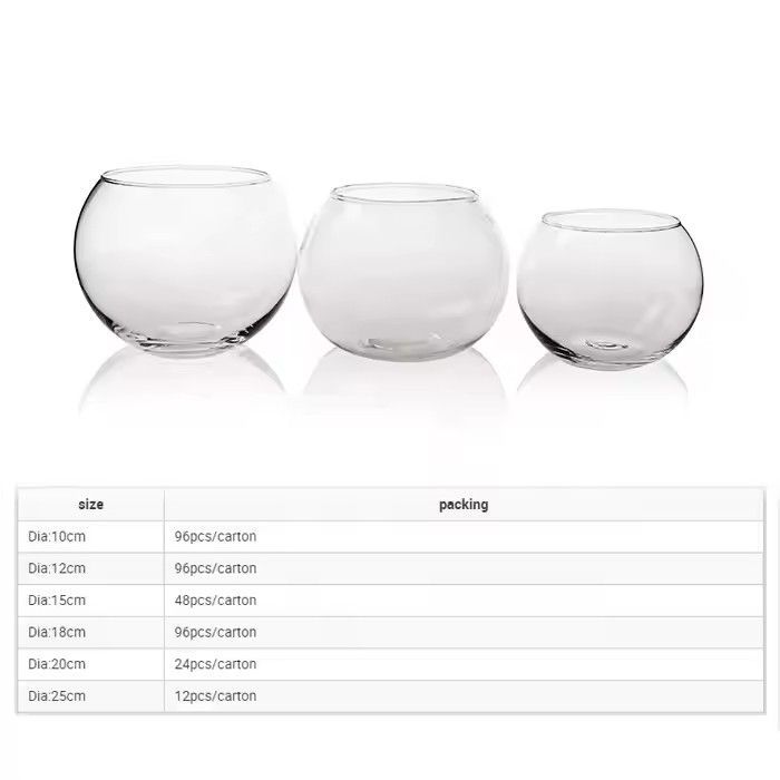 Small fish tank round Mini tank Creative Desktop multi purpose hydroponic fish tank clear glass fish bowl vase