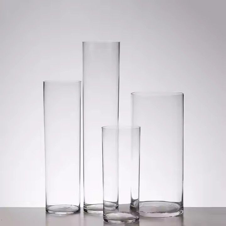 Tall hand blown color glass gorgeous designs unique shape vases