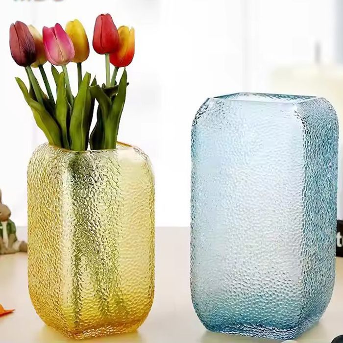 Wholesale handblown colored glass vases vase bali