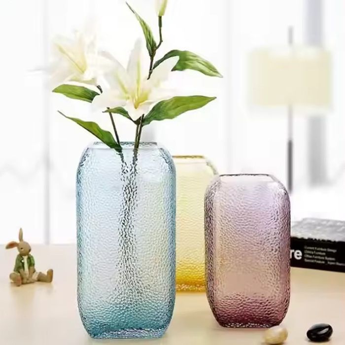 Wholesale handblown colored glass vases vase bali