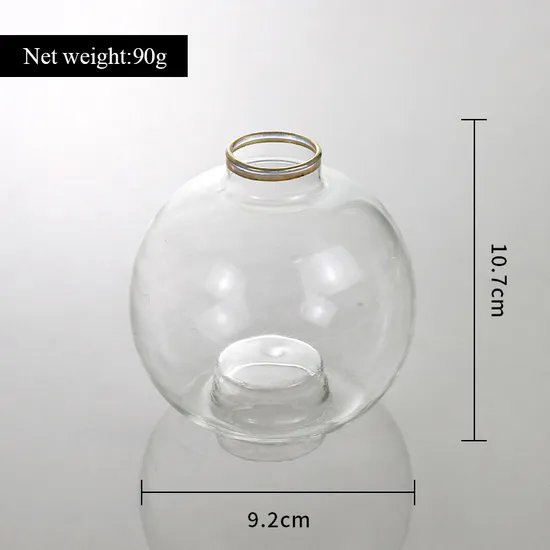 Custom Made Transparent Bottle Shape Glass Vase with Decorative Pattern