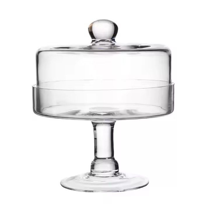 Tall Glass Dome Wholesale Glass Cake Stand