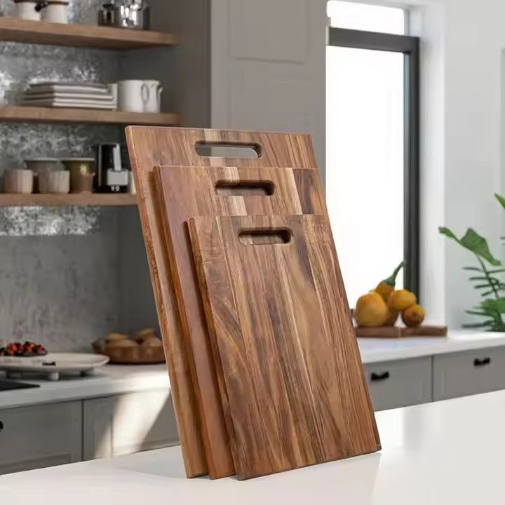 Eco-Friendly Top Popular Custom Solid Wood Chopping Board Kitchenware Acacia Wood Cutting Board