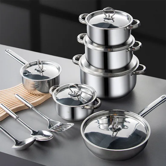 Hot Selling 15 Pieces Non Stick Pots Cookware Set Cooking Kitchen Tools Pots and Pans Sets