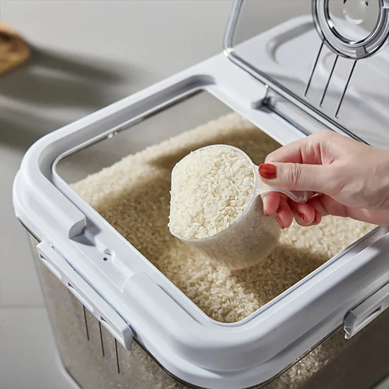 Storage & Organization Food Storage Box for Grain Rice Bucket Kitchen Rice Container