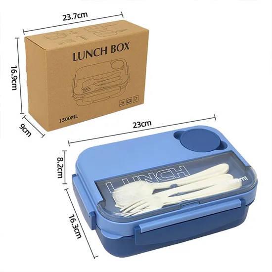 Leakproof BPA Free Plastic Tritan School Bento Box Compartment Children Kids Bento Lunch Box