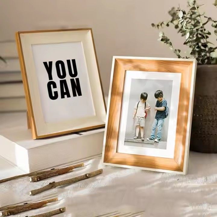 American Simple Wedding Photo Frame Wall Hanging Table Setting Plastic Resin Picture Frame for Home Decor