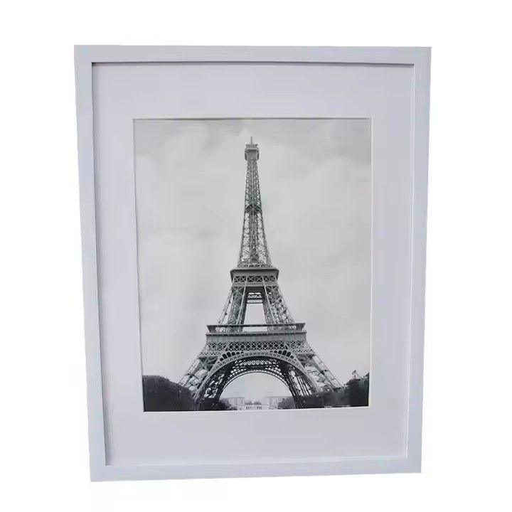 White Picture Frames Home Wall Decor Combination Rectangular Plastic Pvc Picture Frame Photo Frame for Desktop