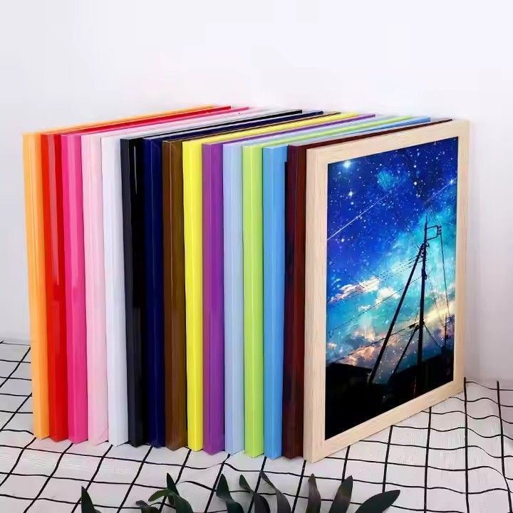 Modern 7inch Desktop Photo Frame Vintage Pvc Picture Frames Display 4k 8k Plastic Photo Frame