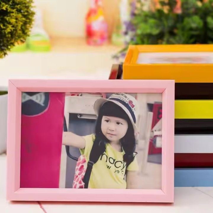 Albums&accessories Children's Puzzle Wall Photo Frame Black White Plastic Picture Photo Frame for Home Decor