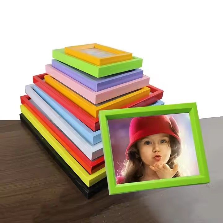 Albums&accessories Children's Puzzle Wall Photo Frame Black White Plastic Picture Photo Frame for Home Decor