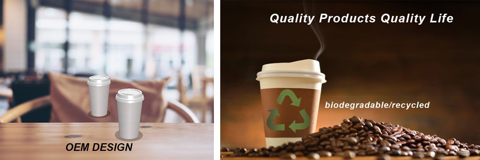 Customized Logo Eco-Friendly Disposable Ice Cream The Arabic Paper Coffee Cup